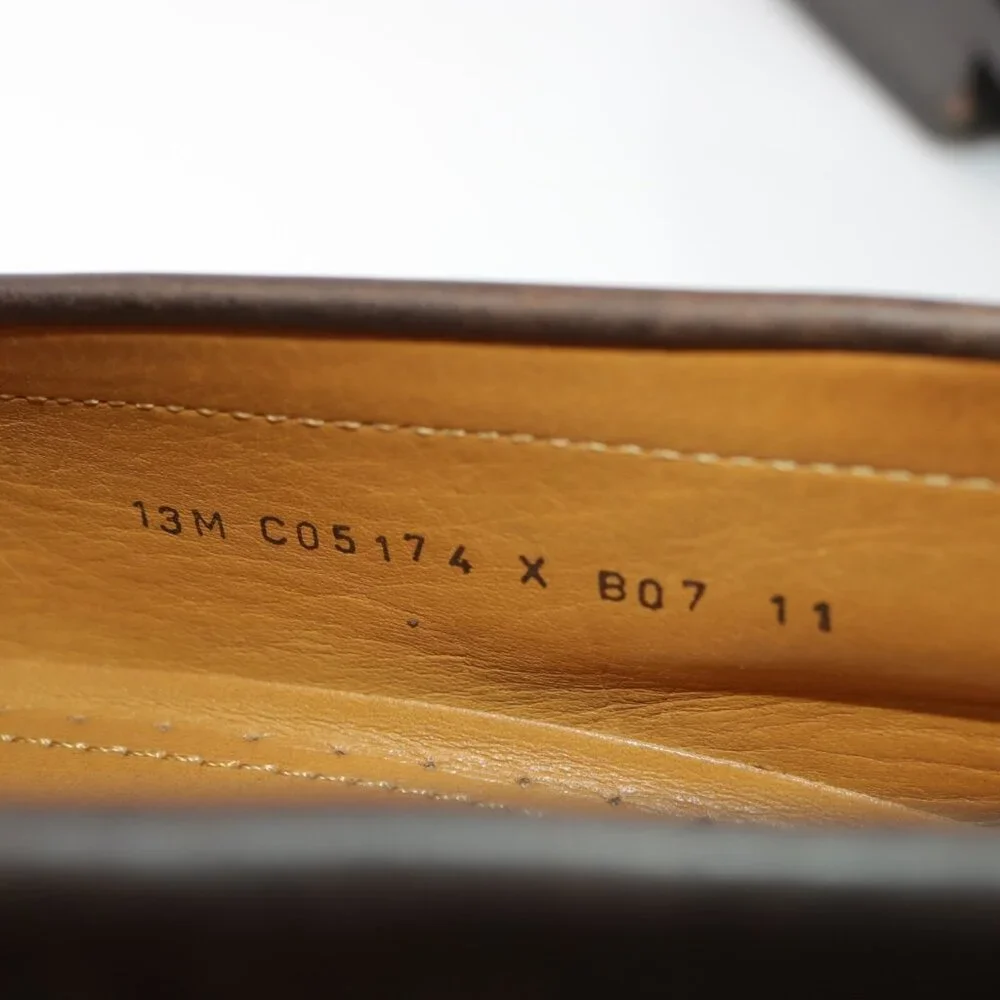 Cole Haan Mens Douglas Penny Loafer Size 13 M Brown Leather Slip On Dress Shoe